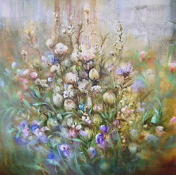 Floral Glow, painting, soft, assorted, flowers, beauty HD wallpaper