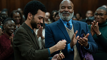 Justice Smith and Co-Star in 'The American Society of Magical Negroes' -, TV Show, The American Society of Magical Negroes, Justice Smith, David Alan Grier HD wallpaper