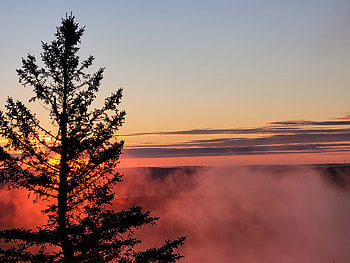 Sunrise Chick Hill, Peace, Sunrise, View, Morning HD wallpaper
