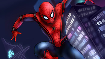 2019 Spiderman New Artwork, spiderman, superheroes, artwork, digital-art, behance HD wallpaper