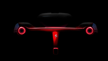 2018 Ferrari LaFerrari Aperta, dark, rear lights HD wallpaper