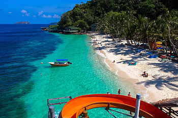 Rawa Island, Paradise beach, Near Singapore, Malaysia HD wallpaper
