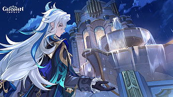 Neuvillette Web Event, video game, Anime HD wallpaper