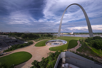 Gateway Arch museum and visitor center, Architect Magazine HD wallpaper