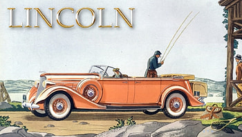 1935 Lincoln Seven Passenger Touring car, Lincoln , 1935 Lincoln Seven Passenger Touring car , background, Old Lincoln , Vintage Lincolns HD wallpaper