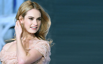 Lily James, Cinderella HD wallpaper