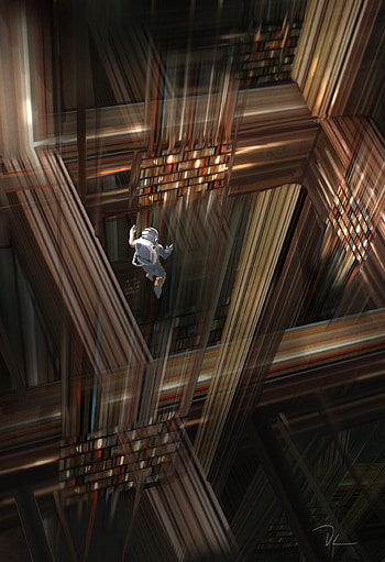 Spitpainting: Endless Library Artwork Xzo6LY. Interstellar, Interstellar Movie, Interstellar Posters, Tesseract HD phone wallpaper