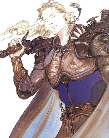 Final Fantasy VI Edgar Roni Figaro and background HD phone wallpaper