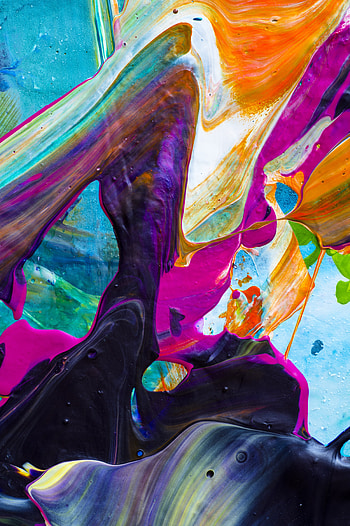 Paint, colorful, spots, stains HD phone wallpaper