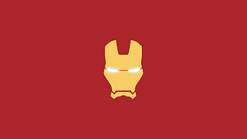 Iron Man Mask Minimal, iron-man, minimalism, artwork, artist, digital-art, behance, superheroes HD wallpaper