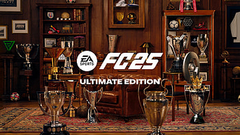 EA SPORTS FC 25 : Celebrate the Trophy, video game, EA SPORTS FC 25, trophy HD wallpaper