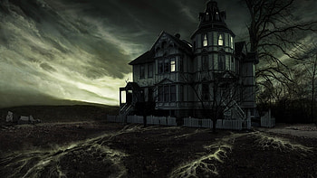 Haunted House, Top haunted house backgrounds HD wallpaper