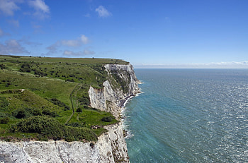White Cliffs of Dover, Flyovers, Wingly, Aerial views HD wallpaper