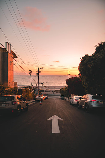 Cities, Auto, Coast, Road, Pointer HD phone wallpaper