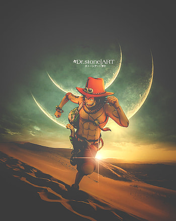 Portgas D ace , sky, art HD phone wallpaper
