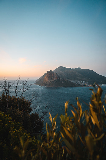 Nature, Sea, City, View From Above, Island HD phone wallpaper