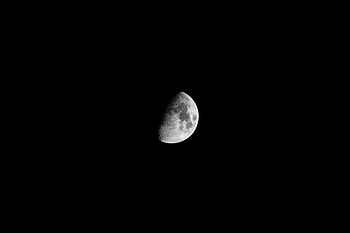 Sky, Universe, Night, Moon HD wallpaper