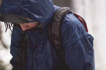 Rain, Miscellanea, Miscellaneous, Wet, Face, Hood, Jacket HD wallpaper