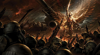 Fantasy, Solar Maharius, Lord, Angel Of Fire, Guard HD wallpaper