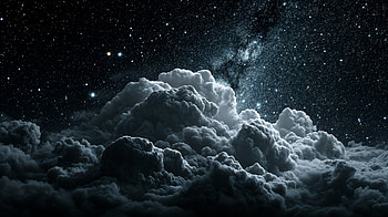 Stellar Clouds: A Ultra of a Starry Sky, starry sky, cloud, Night Sky, Stars, galaxy HD wallpaper