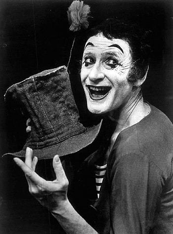 Black and white, Monochrome graphy, Famous mime HD phone wallpaper
