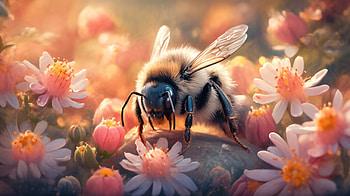 Stunning Bee for Background, Animal, bee HD wallpaper
