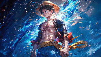 Monkey D Luffy Rubber Warrior, one-piece, monkey-d-luffy, tv-shows, anime, artwork, artist, digital-art HD wallpaper