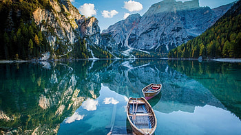 Lake Braies, Landscapes HD wallpaper