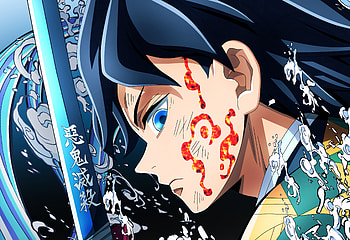 Giyuu Tomioka — Demon Slayer: Infinity Castle, Anime, Demon Slayer: Kimetsu no Yaiba, Demon Slayer: Kimetsu No Yaiba - The Movie: Infinity Castle, Giyuu Tomioka HD wallpaper