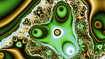Trippy Psychedelic Fractal, trippy, psychedelic, aesthetic, Abstract, fractal HD wallpaper