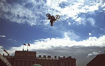 Motorcycle, Sports, Motorcycles, Bike, Bounce, Jump, Show, Motostyle, Motor style, St. Petersburg, Saint Petersburg HD wallpaper