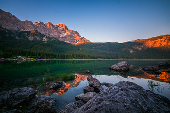 Landscape, Nature, Building, Mountain, Lake, Shore, Bank, Forest HD wallpaper