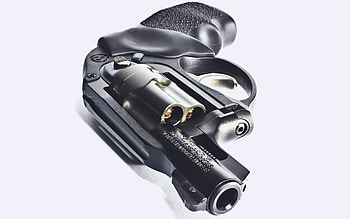 Ruger LCR, close-up, compact revolver, R, revolvers, Sturm Ruger and Co HD wallpaper
