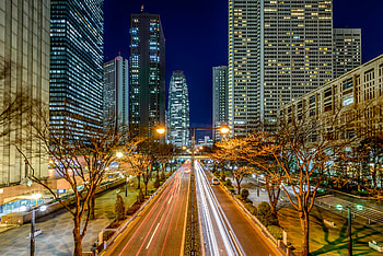 Building, , Tokyo, City, Highway, Japan, Night, Skyscraper, Time Lapse, Cities HD wallpaper