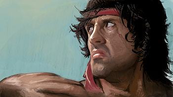 Rambo Sylvester Stallone Artwork , rambo, sylvester-stallone, artwork HD wallpaper