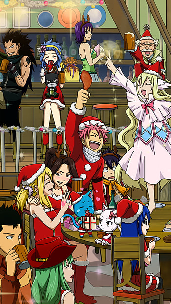 Fairy Tail Holiday Party — Anime , Anime, Fairy Tail HD phone wallpaper