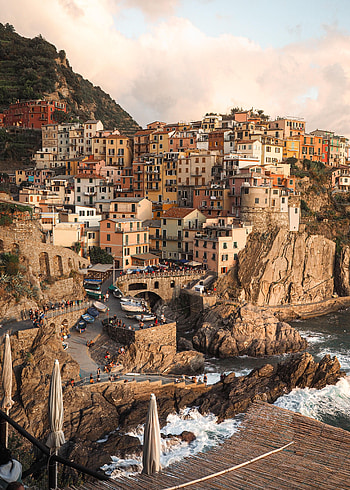 Cities, Architecture, City, Building, Rocks, Coast HD phone wallpaper