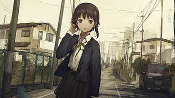 Iwakura Lain, Serial Experiments Lain HD wallpaper