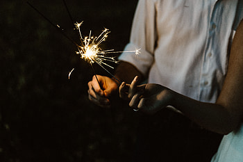 Holidays, Sparks, Hands, Sparkler HD wallpaper