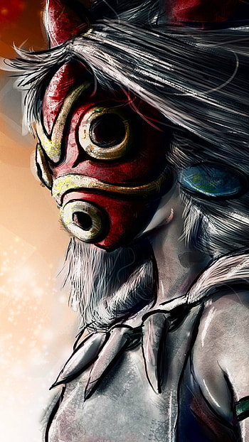 Mask, Princess Mononoke HD phone wallpaper