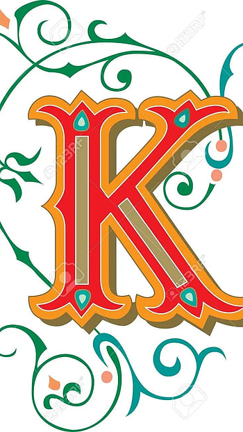 K Letter, Beautiful Design HD phone wallpaper