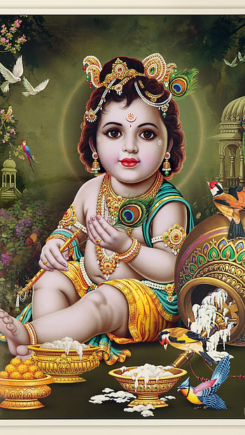 Krishna, Bal Krishna, Nandlala, Murlidhar HD phone wallpaper