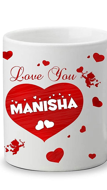 M Name, Manisha, love, mug HD phone wallpaper