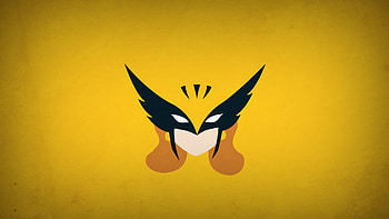 Minimalistas Superheroes, super-heroes, 3d, artist HD wallpaper