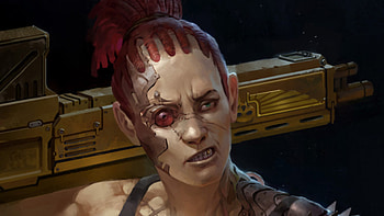 Sci Fi - Women Warrior Cyborg Imperial Guard Scar HD wallpaper