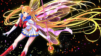 ☾, blond hair, blonde, sailormoon, nice, wing, cg, magical, female, sweet, twintail, gorgeous, girl, fairy, anime girl, anime, pretty, sailor moon, wigns, twin tail, lovely, staff, tsukino usagi, rod, twin tails, long hair, beauty, wand, butterfly, twintails, , angelic, tsukino, blond, magic, divine, usagi, magical girl, beautiful, weapon HD wallpaper