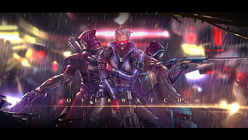 Soldier 76 Ana Reaper Overwatch, soldier-76, overwatch, reaper-overwatch, ana, games HD wallpaper