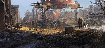 The Wasteland , artist, artwork, digital-art, artstation HD wallpaper