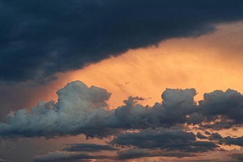 Nature, Sunset, Sky, Clouds, Evening HD wallpaper