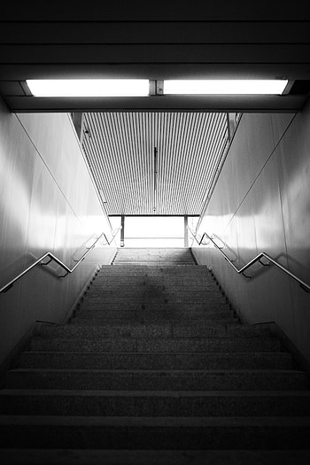 Architecture, Miscellanea, Miscellaneous, Bw, Chb, Stairs, Ladder HD phone wallpaper